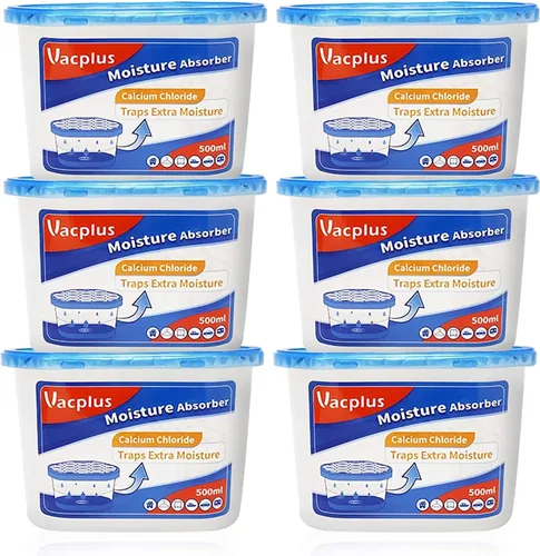 Miniatura 8 de Vacplus - Cajas de absorción de humedad, 10.5 onzas, deshumidificadores fragantes para armario, recolectan la humedad de baños, cocinas y estudios