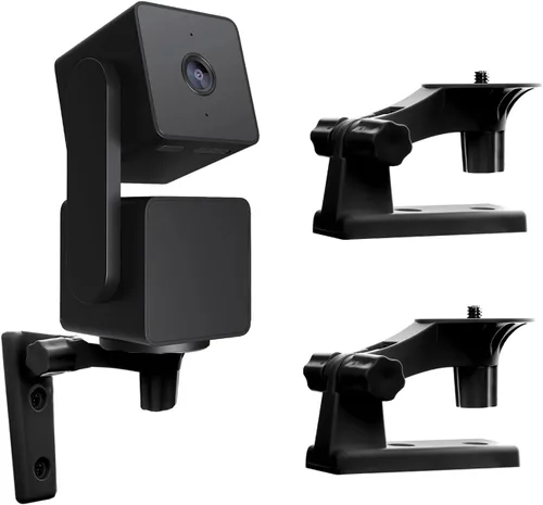 Miniatura 9 de Soporte de pared compatible con WYZE Cam Pan V3/V4/V2 Blink Mini Pan-Tilt Cam, soporte de pared de seguridad ajustable con rotación de 180 grados, 1