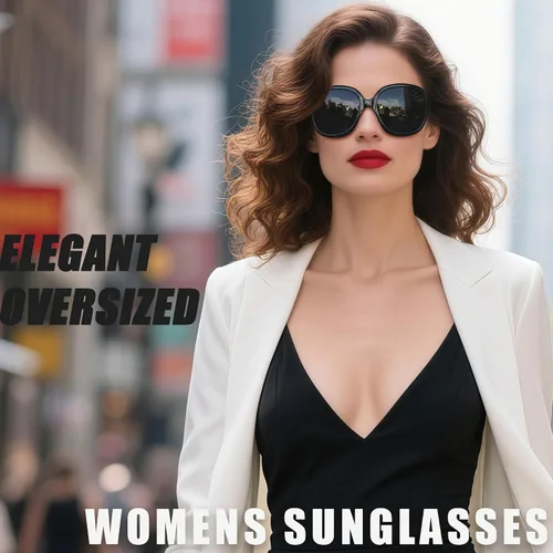 Miniatura 61 de Joopin Lentes de sol de gran tamaño para mujer, polarizados, grandes, para conducción, protección UV, grandes sombras