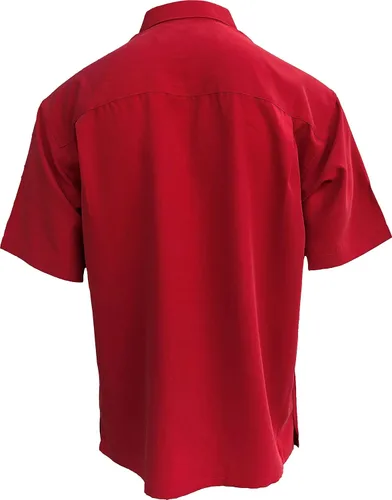 Miniatura 2 de Bamboo Cay Camisa de Navidad con botones bordados de Papá Noel para hombre