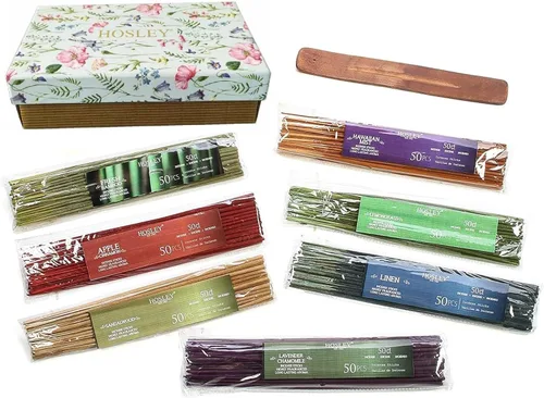 Miniatura 15 de Hosley Aromaterapia Paquete de 480 varillas de incienso lavanda, eucalipto, menta, sándalo, guisante dulce, jazmín, niebla tropical, manzana