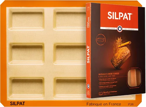 Miniatura 14 de Silpat Los moldes originales de Holiday Treats para hornear, 11 5/8 pulgadas x 15 3/4 pulgadas Caramelo y Naranja