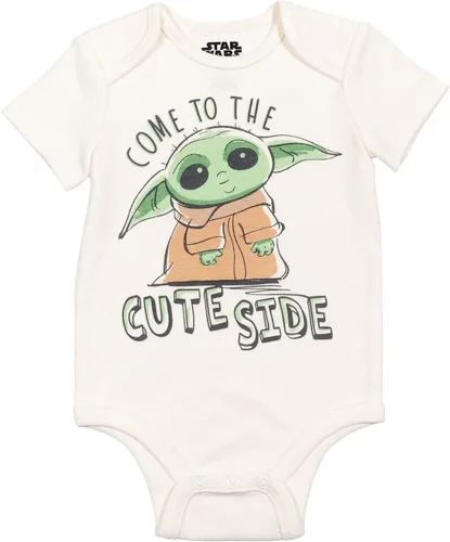 Miniatura 2 de STAR WARS Mandalorian The Child - Conjunto de 3 piezas para bebé body y pantalones