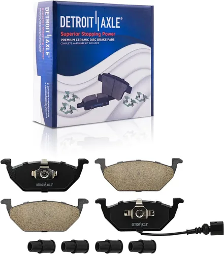 Miniatura 21 de Detroit Axle - Pastillas de Freno Delantero Izquierdo Reemplazo de Pinza de Disco para Dodge Ram 1500 Dakota Mitsubishi Raider - Juego de 3 piezas