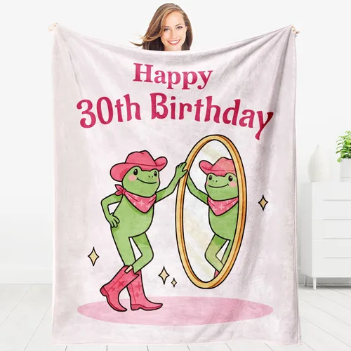 Miniatura 11 de AceThrills Regalos del día de San Valentín para ella, él, novio, novia, manta de aniversario de boda, regalos románticos de cumpleaños con texto