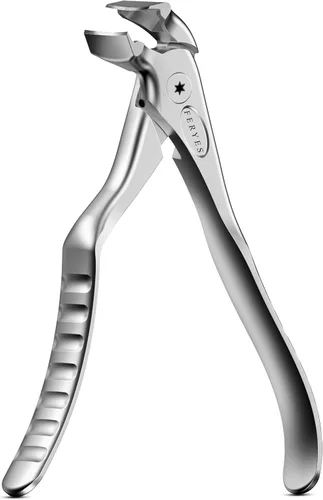 Miniatura 15 de FERYES Cortaúñas con cabeza angular y mango largo para personas mayores - Cortaúñas de gran boca ancha con recogedor para uñas gruesas - Recorte más