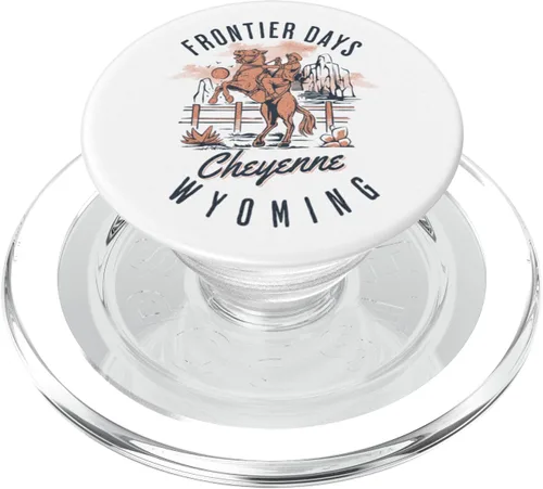 Miniatura 7 de Cheyenne Wyoming Cowboys and Horse Frontier Days PopSockets PopGrip intercambiable