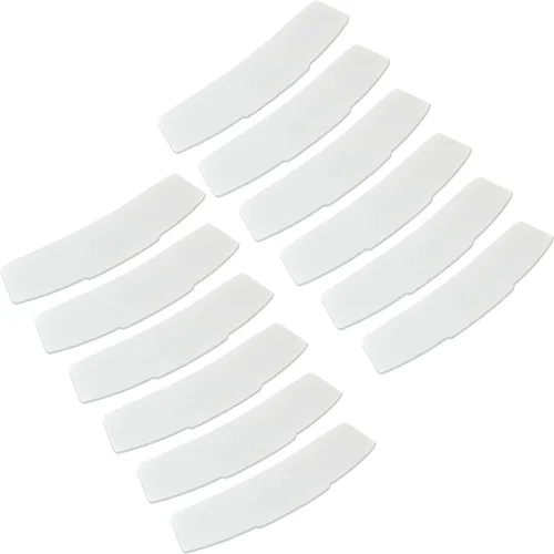 Miniatura 6 de Hercicy Cuello de pestaña para camisa del clero, camisa blanca con inserción de cuello sacerdote, 5.51 x 1.26 x 1.97 pulgadas