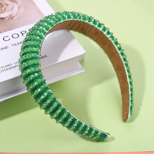 Miniatura 21 de Diadema con cuentas de poni, diadema de Raninbow, cinco de mayo, cinco de mayo, disfraz de fiesta, accesorio para el cabello, con cuentas de arco