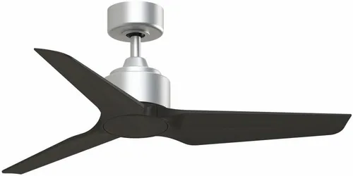 Miniatura 14 de TriAire Custom - Ventilador de techo de 3 aspas, 12.42 pulgadas de alto y 44 pulgadas de ancho, acabado blanco mate, color nogal oscuro Blanco