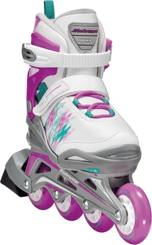 Miniatura 2 de Bladerunner by Rollerblade Phoenix - Patín en línea ajustable para niños VIOLETA BLANCO/ROSA