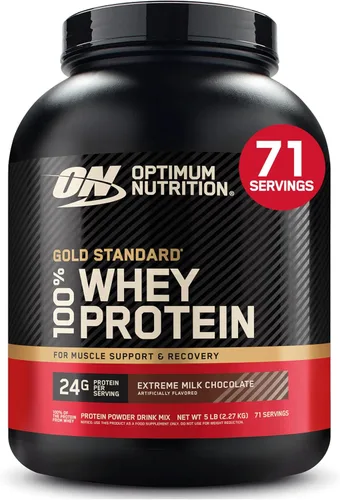 Miniatura 44 de Optimum Nutrition Estándar dorado 100% Proteína de Suero de Leche en Polvo, Pie de lima, 1.8 Libra