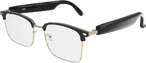 Xmenha Lentes inteligentes Bluetooth para hombres y mujeres, lentes de sol fotocromáticos, cristal inteligente de música AI con altavoces para