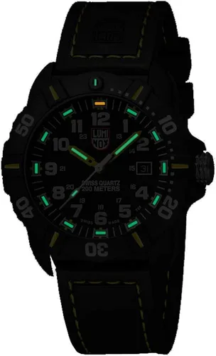 Miniatura 2 de Luminox Navy Seal XS3025 - Reloj de buceo militar de 1732in función de fecha negra resistente al agua 6562ft Negro