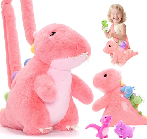 Miniatura 8 de OUOZZZ Capybara - Juguete de peluche grande 5 en 1 con 4 bebés extraíbles en el interior, regalo único para niñas y niños, regalo ideal de Capibara