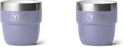 Miniatura 9 de YETI Rambler - Vaso apilable de 4 onzas, acero inoxidable, taza de café/espresso aislada al vacío, 2 unidades Azul marino