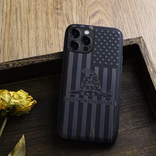 Miniatura 8 de Carveit Funda magnética de madera para iPhone 12 [madera real dura y TPU suave] a prueba de golpes, funda de madera única y elegante compatible