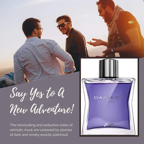 Miniatura 3 de RASASI Dareej For Men Eau De Parfum Spray - Perfume Árabe de Larga Duración para Hombre - 100ML (3.4 Oz) - Fragancia Atrevida y Premium
