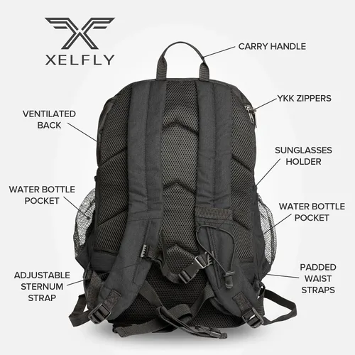 Miniatura 2 de Xelfly Mochila de baloncesto con compartimento para pelotas