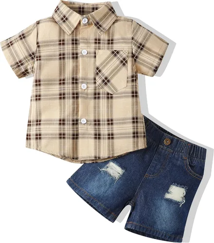 Miniatura 19 de Conjunto de ropa de verano para bebé y niño, camiseta de manga corta de algodón, pantalones cortos de dinosaurios, conjunto de ropa para niño