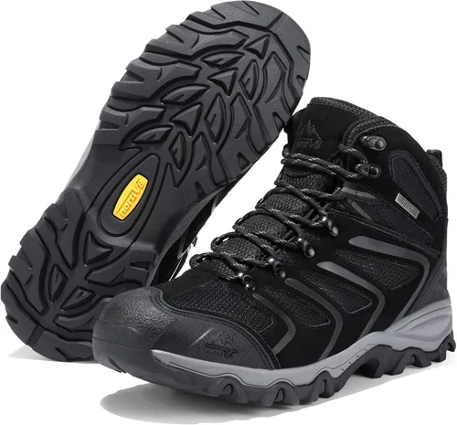 Miniatura 3 de NORTIV 8 - Botas de senderismo para hombre, impermeables, ligeras, para exteriores, mochileros, senderismo