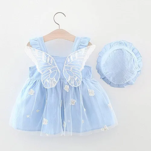 Miniatura 3 de Vestido tutú de verano para niñas pequeñas, sin espalda, vestido de princesa para fiesta de cumpleaños, vestido de verano con lazo floral