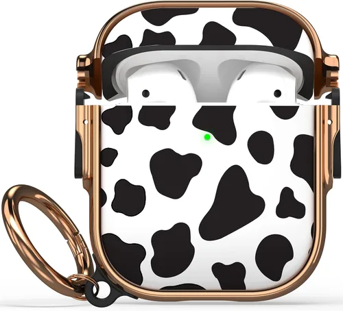 Miniatura 21 de Maxjoy Funda para AirPods 3 con cerradura, bonita funda protectora rígida para AirPod 3 de tercera generación para mujeres y hombres con llavero