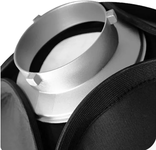 Miniatura 4 de Godox Softbox - Caja de luz plegable portátil de 23.6 in x 23.6 in con adaptador de liberación rápida Bowens Mount Speedring para fotografía