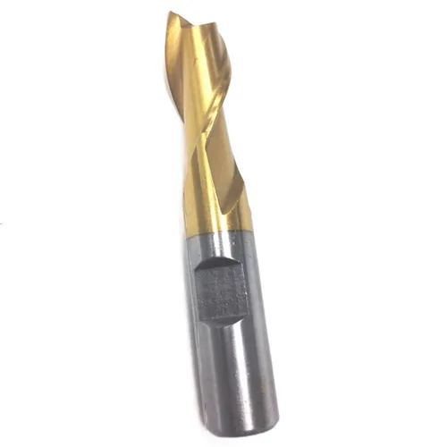 Miniatura 4 de HHIP 5801-0753 3/4 "x 3/4" 2 flautas de acero de alta velocidad de un solo extremo centro corte final molino