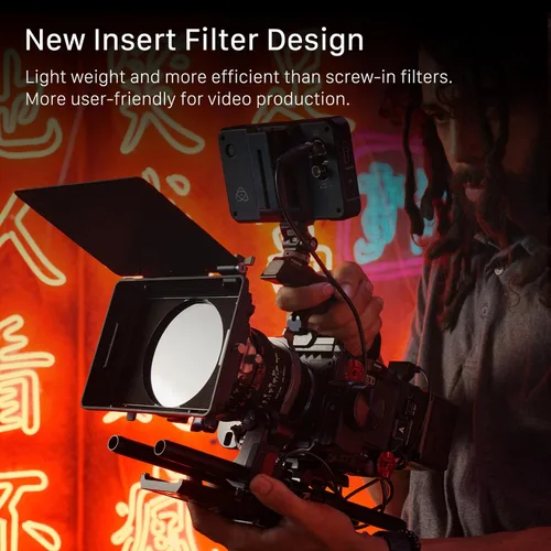 Miniatura 2 de Tilta Mirage Matte Box VND Kit Incluye filtro ND variable de 95 mm 4" x 5.6" y nuevos filtros circulares de 95 mm Anillos adaptadores