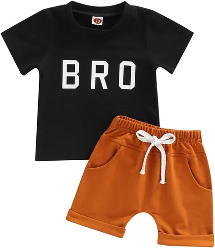 DuAnyozu Ropa de verano para bebé recién nacido, camiseta de manga corta, pantalones cortos de color liso, 3, 6, 9, 12, 18, 24 meses