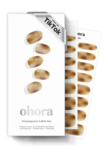 Miniatura 9 de ohora Tiras de Uñas de Gel Semi-Curadas Juego de Valor (N Bare Plum Starter Kit) Incluye Lámpara de Tamaño Completo y Mini Removedor, Calidad