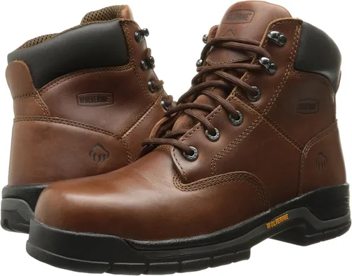 Miniatura 7 de Wolverine Harrison botín de trabajo con cordones, para hombres, 6 pulgadas