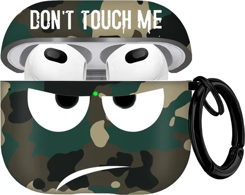 Miniatura 23 de for Airpods 3 Case 2021, Don't Touch Me for Airpods Cover with Keychain/Lanyard Soft Cute Shockproof Cover for Women Men Compatible with for Airpods