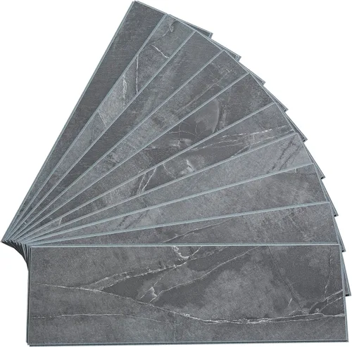 Miniatura 33 de Palisade - Azulejos de vinilo entrelazados impermeables para pared, cocina o baño, granito Prado (4.5 x 11.1 pulgadas. Muestra)
