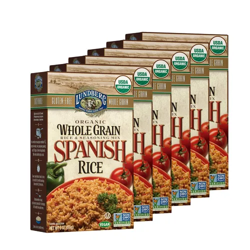 Miniatura 18 de Lundberg Family Farms - Arroz orgánico de grano entero y arroz silvestre, ajo y albahaca, guarnición, básico de despensa, 100% grano entero, sin