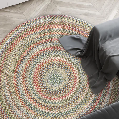 Miniatura 26 de Rhody Rug Country Jewel CJ35 - Alfombra trenzada ovalada de bronce de 2 x 3 pies, decoración del hogar, alfombra de piso o alfombra de dormitorio