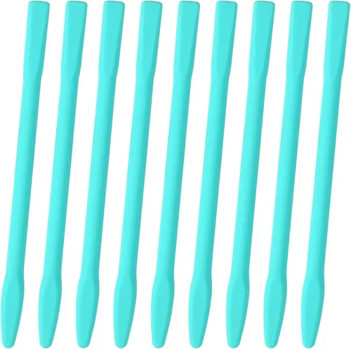 Miniatura 9 de Gartful 9 piezas de varillas de silicona de colores para mezclar, varillas reutilizables para mezclar resina epoxi, para mezcla de resina, pintura