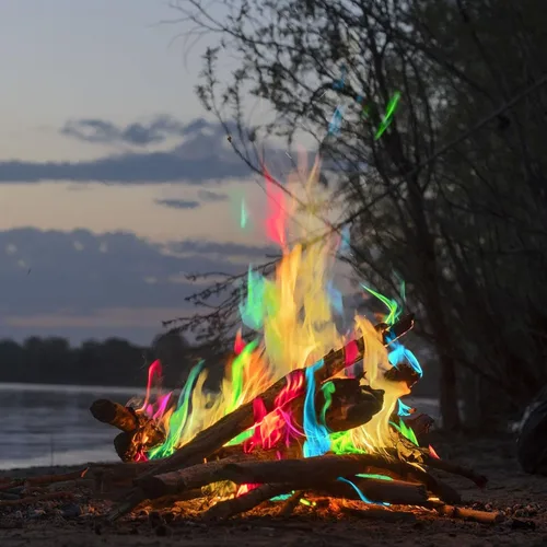 Miniatura 2 de Fogata chimenea Mystical Fire fuego de colores paquetes, Paquete de 50, Extreme Mystical Fire