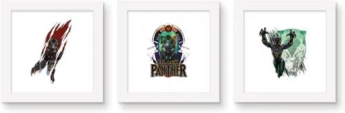 Miniatura 6 de Trends International Gallery Pops Marvel - Black Panther - Shuri Wall Art Bundle (3-Pack) Gallery Pops Wall Art, Black Framed Version