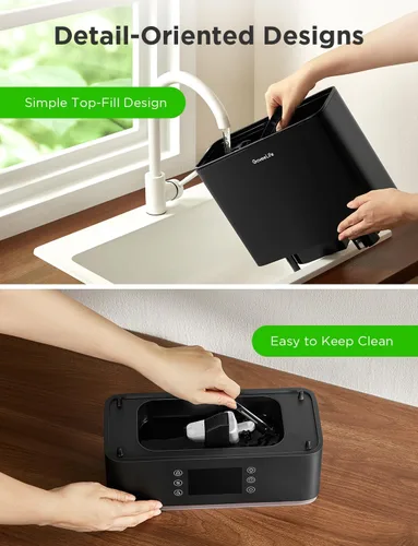 Miniatura 7 de GoveeLife Humidificadores Inteligentes para Dormitorio Habitación Grande, Humidificador de Aire WiFi de Niebla Fría de Llenado Superior de 6L, Modo
