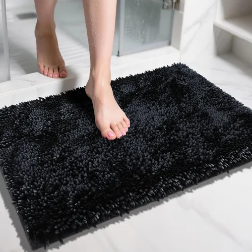 Miniatura 12 de Yimobra - Alfombra grande para baño antideslizante de 36x24 pulgadas, extra gruesa y suave, absorbente de felpilla, alfombras de baño lavables a