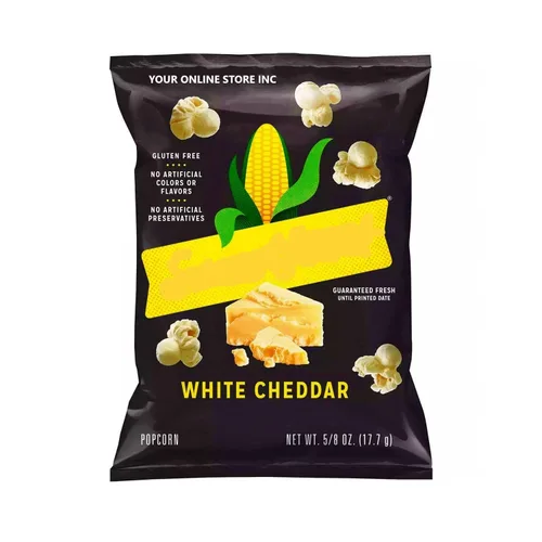 Miniatura 3 de QT Limited Palomitas de maíz cheddar blanco, 0.625 onzas, 10 unidades, 0.06 onzas (paquete de 10)