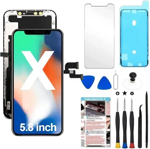 Miniatura 21 de Reemplazo de pantalla OLED suave para iPhone Xs Max de 6.5 pulgadas [no LCD], pantalla táctil 3D, kit de reparación de digitalizador