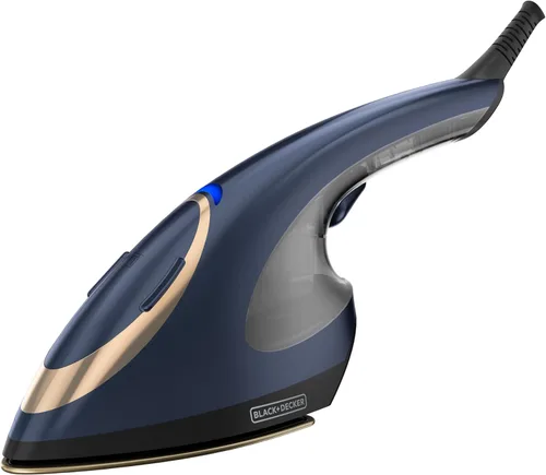 Miniatura 10 de BLACK+DECKER Press & Steam - Plancha y vaporizador 2 en 1, 180% más vapor y tecnología de una temperatura, suela de cerámica, seguro en todos
