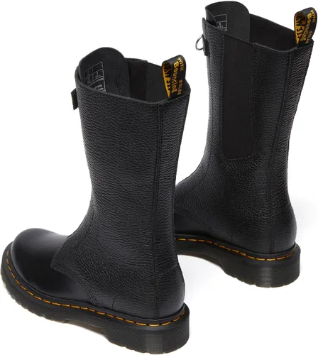 Miniatura 5 de Dr. Martens para mujer 1b99 Botas de cuero con cremallera frontal de pantorrilla media