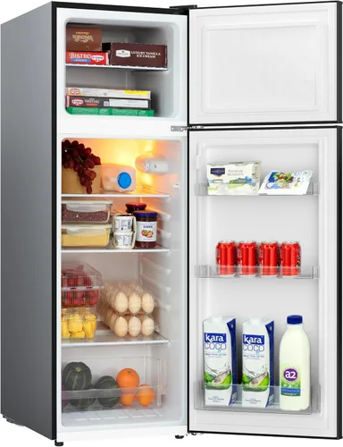 Miniatura 6 de Frigidaire Refrigerador retro de tamaño apartamento con congelador superior, refrigerador de 2 puertas con capacidad de almacenamiento de 7.5 pies