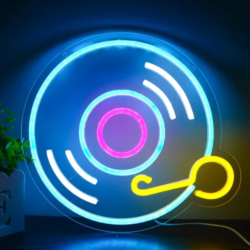 Miniatura 22 de Letreros de neón de feliz cumpleaños para decoración de pared, luz de neón LED para dormitorio, decoración de fiesta de cumpleaños de Navidad