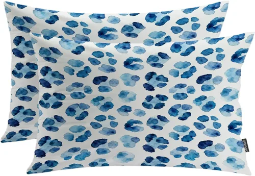 Miniatura 59 de Shrahala Abstract Art Modern Aesthetic Decorative Pillow Covers, Fluid Forms Minimalist Throw Pillow Cover Blended Hidden Zipper Cushion Cases for