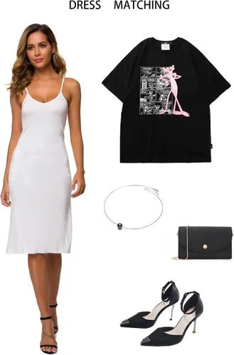 Miniatura 6 de LB LIFEBEST Vestido largo con tirantes delgados para mujer